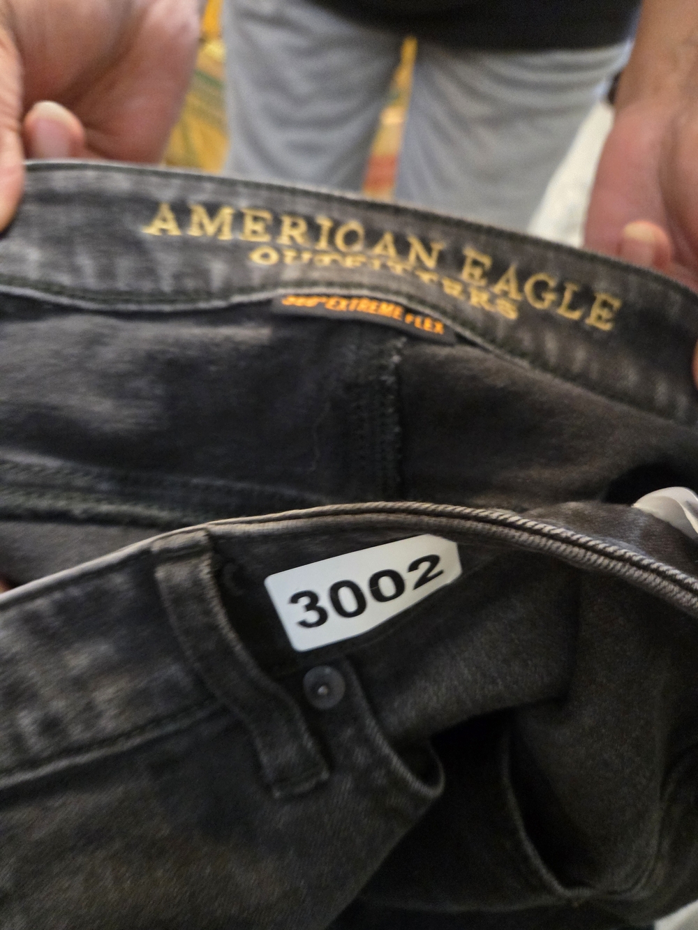 American Eagle Outfitters Men's Black Jeans - Slim Fit